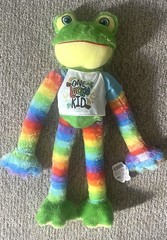 NWT Toadally Funky Frogs 24” Plush With Shirt Cute Things Come In Tiny Packages
