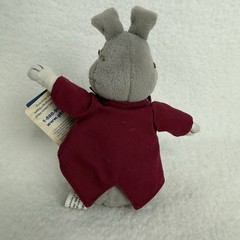 Vintage Mayor Clayton Beanie Bunny Plush Stuffed Animal GKTW 8” NWT