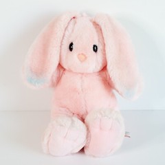 Hallmark Heartline 1990 Pink Bunny Rabbit 12″ Plush Stuffed Animal Vintage
