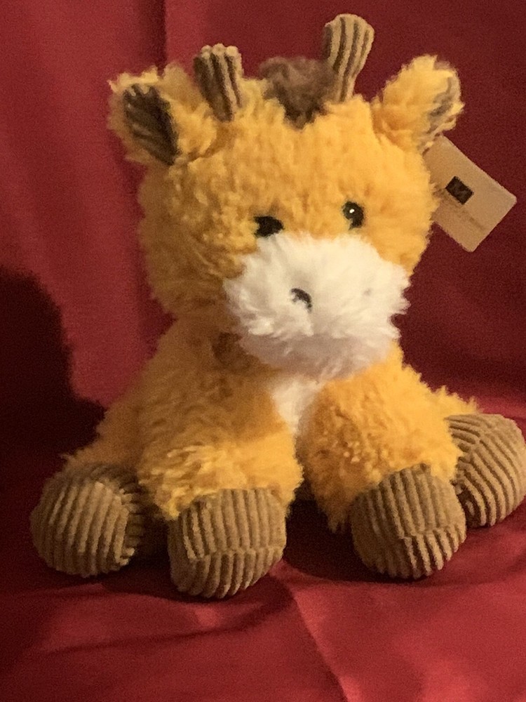 FIESTA GIRAFF PLUSHY 12″ORANGISH YELLOW WHITE BROWN