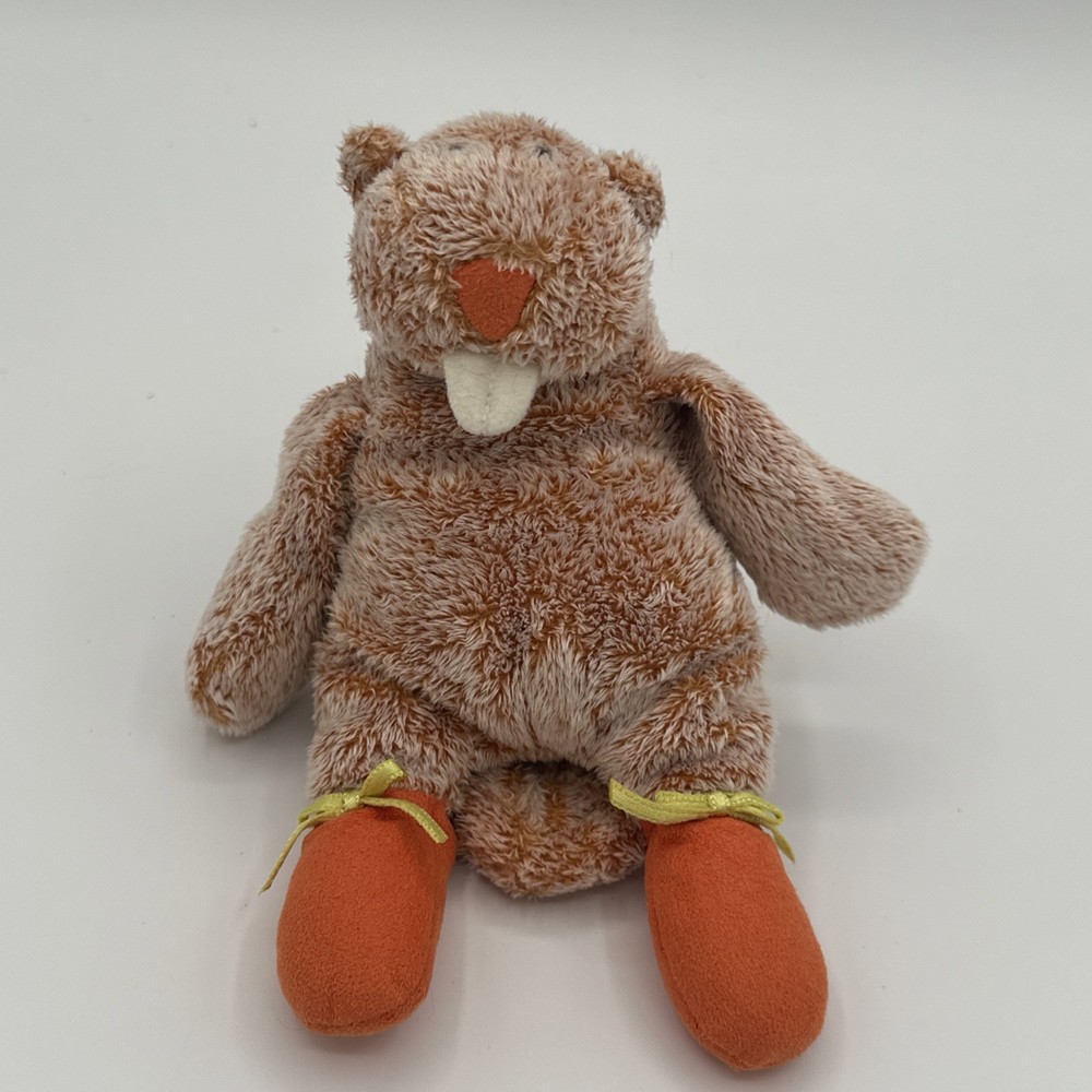 MANHATTAN PLUSH BEAVER TIPTOES TIP TOES STUFFED TOY Vintage Ballet 6″ 2005