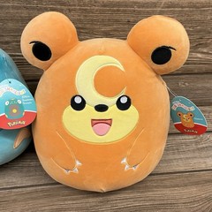Squishmallows Pokemon Bellibolt + Teddiursa 11″ Jazwares Plush Figure Lot Of 2