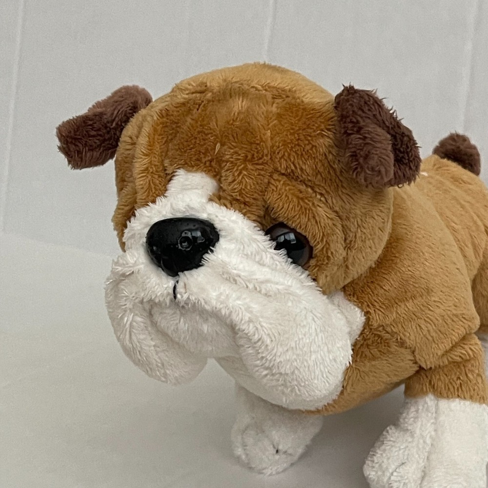 Webkinz Bulldog Plush Stuffed Animal NO CODE HM126 Bulldog GANZ