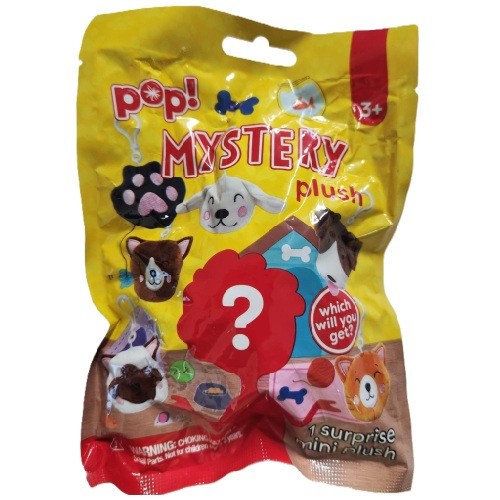 Pop Mystery Plush Mini Bag Clip Dog & Cat Edition – Collect All 6 Designs