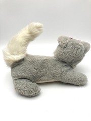 1992 Kitty Surprise Gray Cat With 2 Kittens Vtg Hasbro Plush Just Play Pink Bows