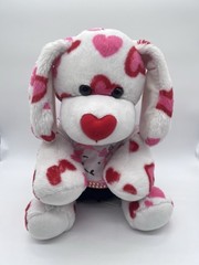 Build a Bear Love Puppy Hearts Fur You Valentine Dog Plush 2012 Stuffed Animal