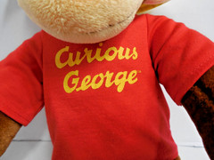 Curious George Plush / Universal Studios Yellow Hat 20″ Long Arms Hook Loop