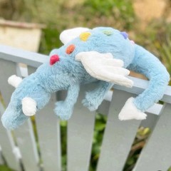 New Jellycat Sky Dragon Large Blue Plush Stuffed Animal Toy NWT and Dust Bag