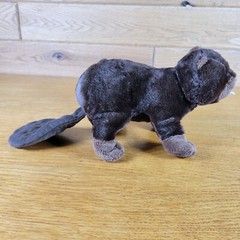 Ganz Plush Beaver Webkinz Brown Soft Stuffed Animal Toy HM181 No Code
