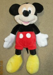 Stuffed/Plush: Mickey Mouse: 17″
