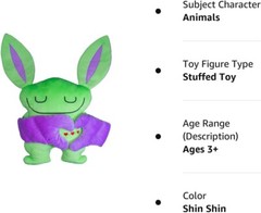Bumpas Weighted Plush Toy – Cute Cuddle Pal, Shin Shin