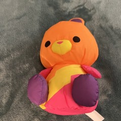 Swisheez Bowie The Bunny 7″ Retro Plush Neon Colors Parachute Fabric