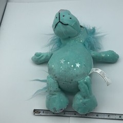 redemption plus plush turquoise silver stars sparkle lion Plush toy