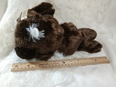 Vtg DANN DEE Collectr’s Choice Pink Brown 16″ CHOCOLATE BUNNY Easter Plush 2018