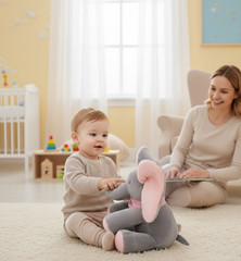 Ellie Pink Elephant Singing Plush Toy Animated Talking Baby Gift