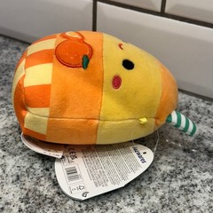 Squishmallows Kids 5″ Plush Marcos Orange Juice Box Yellow S5 Foodie Kawaii