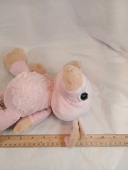 3pc Plush Pigs, Ganz Heart Tugger Pig, ABD Peppa Pig, Plastic Peppa Pig Hasbro