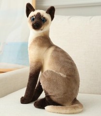 Siamese Cat 14 Inch Stuffed Animal Plush Toys Toddler Doll Kids Gifts