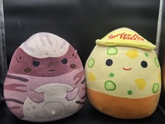 Lot Of 2 Netflix Stranger Things Jazwares Squishmallows: Vecna & Pizza