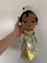 Disney Princess Tiana Plush Doll Medium 14-24in Green Dress 2022 Age 3-7 Years