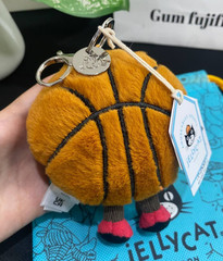 SALE Jellycat Amuseables Basketball Plush Keychain Bag Charm Cute Gift NWT 2026