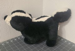 Walmart Cuddly Kingdom Collection Skunk Plush Black/ White Stuffed Animal HTF