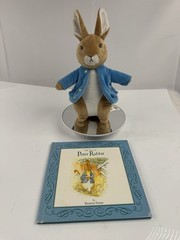 Easter 1994 The Tale Of Peter Rabbit By Beatrix Potter + Plush Stuffed Rabbit