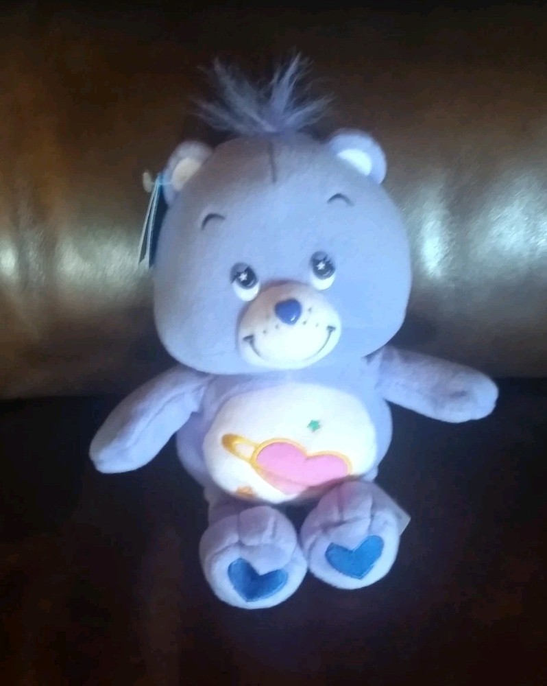 Vintage Care Bear Cousins Cat. 11 Inches Tall. Year: 2004. With Ear Tags.