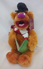 Fozzie Bear Caroling 14″ Muppet Show 25 Years Beanie Nanco 2003 Christmas