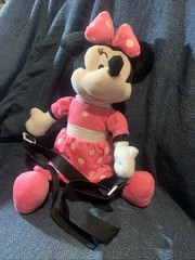 Disney Minnie Mouse Crossbody Plush Bag 14″ Bioworld Merchandising 2021