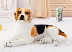 Beagle Giant Dog 35 Inch Stuffed Animal Plush Toys Toddler Doll Kids Gifts