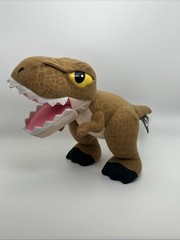 Mattel Jurassic World T-Rex Plush HBD82 2021 Small Sound Roar WORKS Chibi Toy