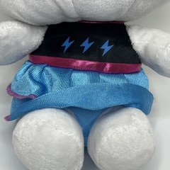 2013 Hello Kitty 8” Winter Weather Plush Thunderbolt Blue Pink Sanrio