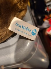 Sea World Walrus Seal 10″ Plush Stuffed Animal Realistic Toy 1982 Vintage