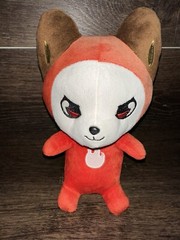 Sorbet Jungle Unknown Fox Character Plush Stuffed Toy 11” Flames Red White Brown
