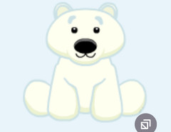 Webkinz Lil Polar Bear 116 RARE white arctic cub snow grizzly Virtual code msgd