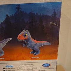 Jurassic World Plush Stuffed Animals Dinosaur 4 pc Set, 7″ Plush Dino Pals