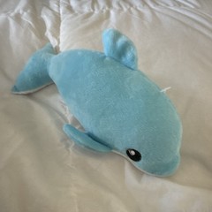 Plush Dolphin Stuffed Animal Toy, Blue, Small 6-14 in, Ages 3+ Years