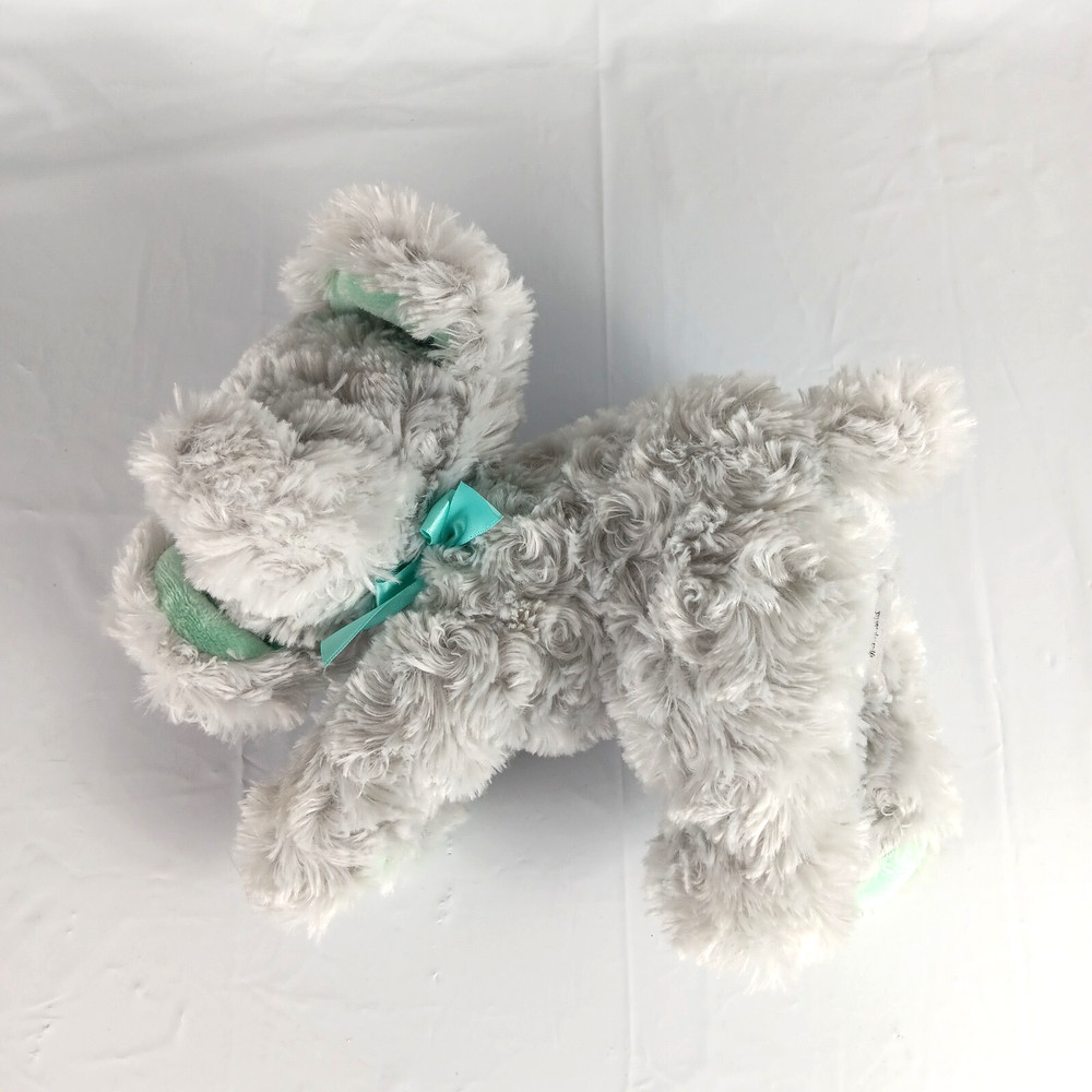 Garanimals Elephant Plush Grey Aqua Stuffed Animal Embroidered Eyes 11 inch