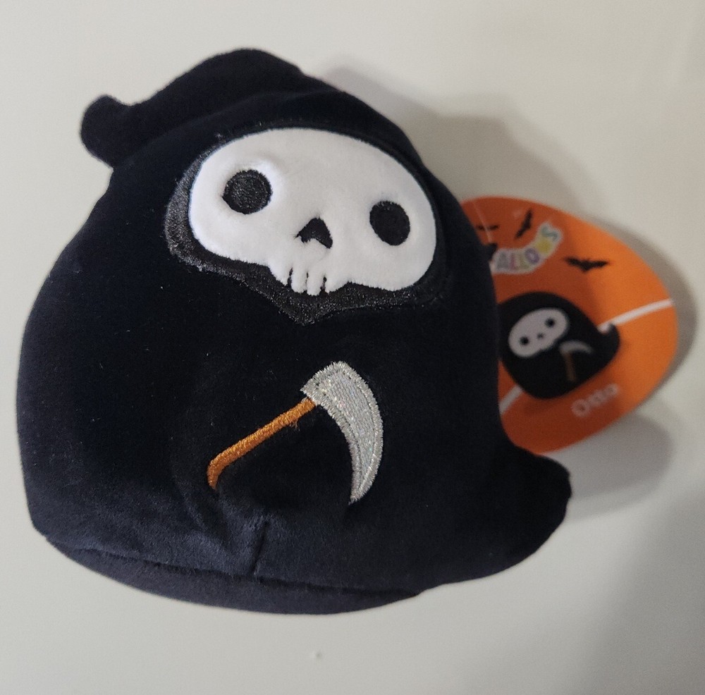 Halloween Squishmallows 4.5” OTTO The Grim Reaper, Kelly Toy