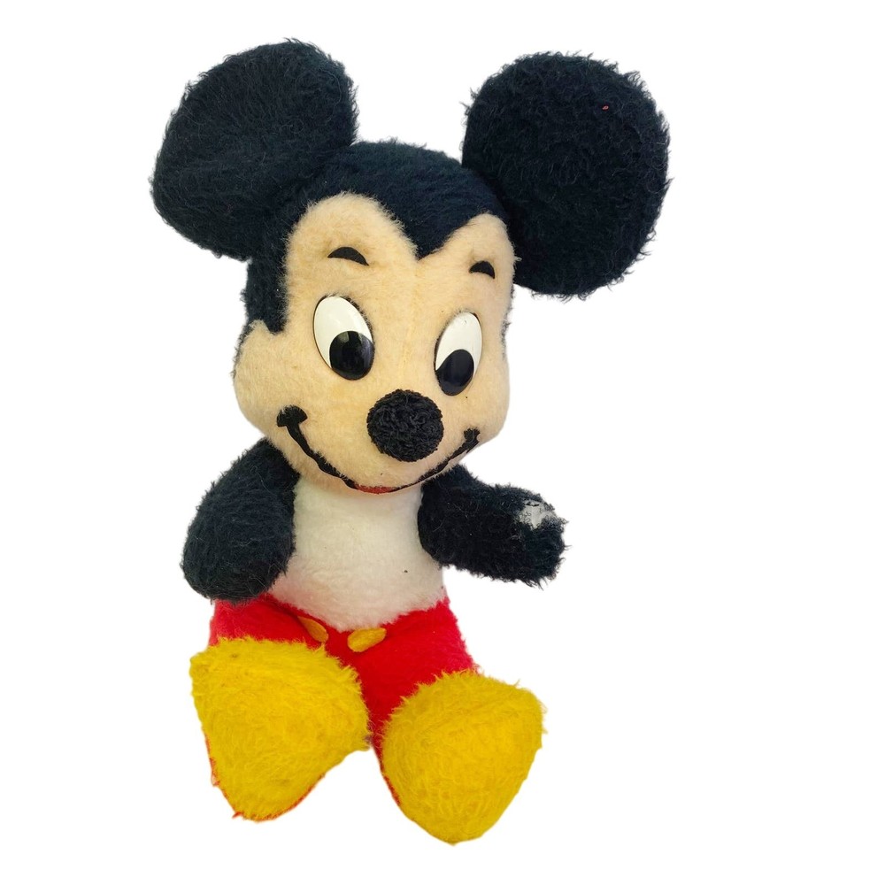 Vintage Mickey Mouse 1960s Walt Disney Characters Stuffed Animal Toy