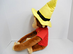 Curious George Plush / Universal Studios Yellow Hat 20″ Long Arms Hook Loop