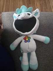 2024 Poppy Playtime Smiling Critters Craftycorn 12” White Unicorn Plush