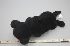 E&J Classic Plush Black Panther Floppy Baby Cub Curled Ball 10” Cute Kitty Cat