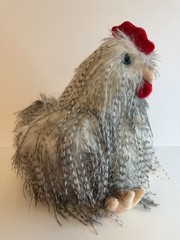 Walmart Way To Celebrate! 14” Shaggy Rooster Soft Plush Pre-Owned