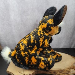 Destination Nation Aurora African Wild Spotted Dog Calico Hyena Plush Realistic