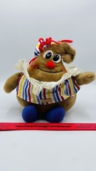 Nestle P Nutty 1984 Clown Plush Stuffed Toy Peanut Chocolate Morsel Vintage
