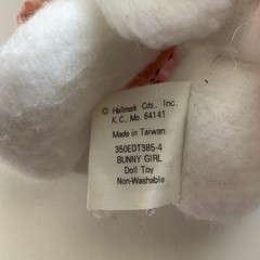 Vintage Gingham Bunny Rabbit Plush From Hallmark For Spring Easter Boy And Girl