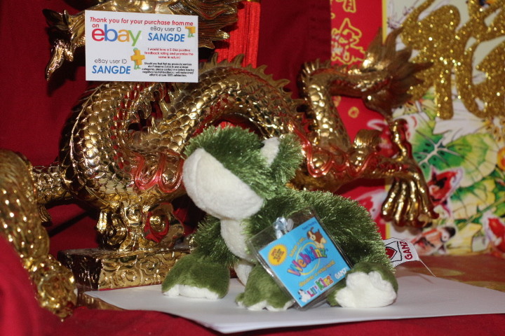 WEBKINZ~LIL’KINZ FROG.COMES WITH SEALED/UNUSED CODE/TAG-NICE GIFT
