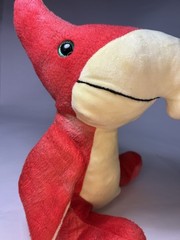 Redemption Plus red plush creature stuffed animal long nose fantasy 12 Inch